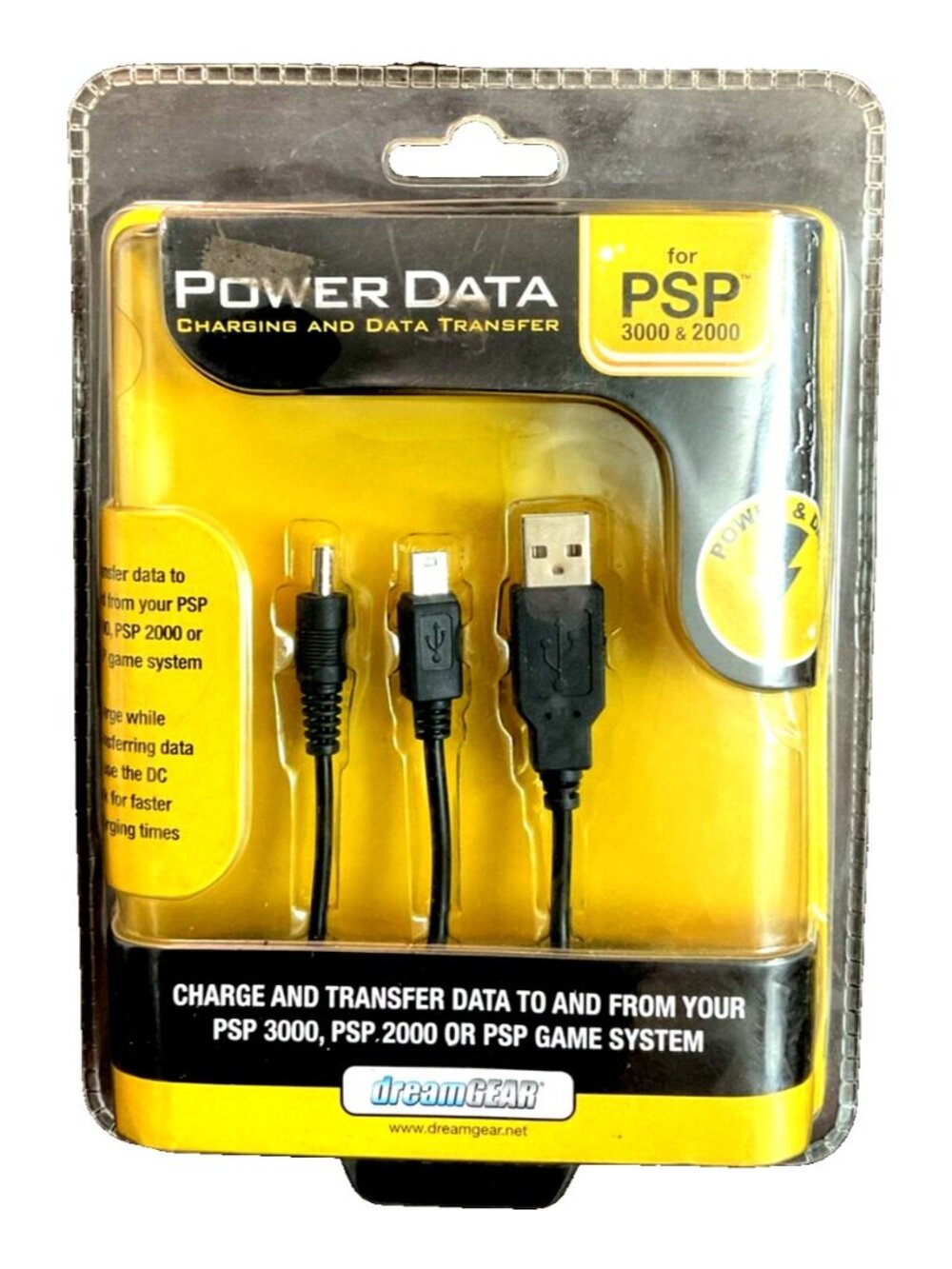 DreamGEAR Power Data Charging & Data Transfer for PSP 3000 & 2000 Factory Sealed